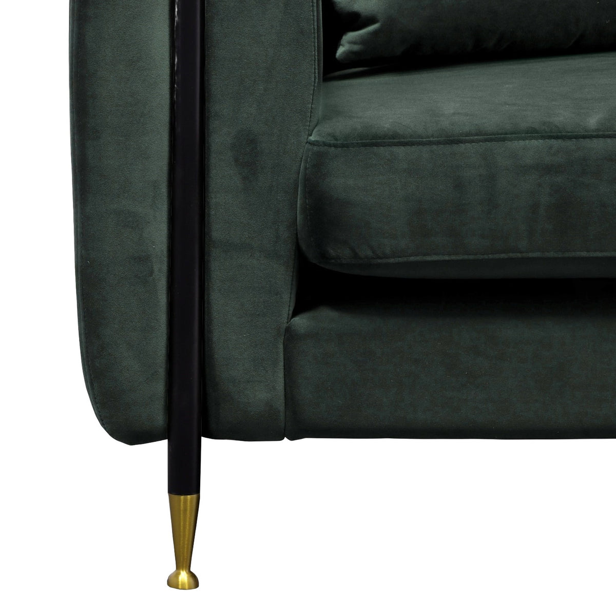 Oswego Modern Dark Green Jade Sofa