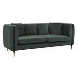 Oswego Modern Dark Green Jade Sofa