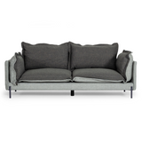 Mars Modern Grey & Dark Grey Fabric Sofa