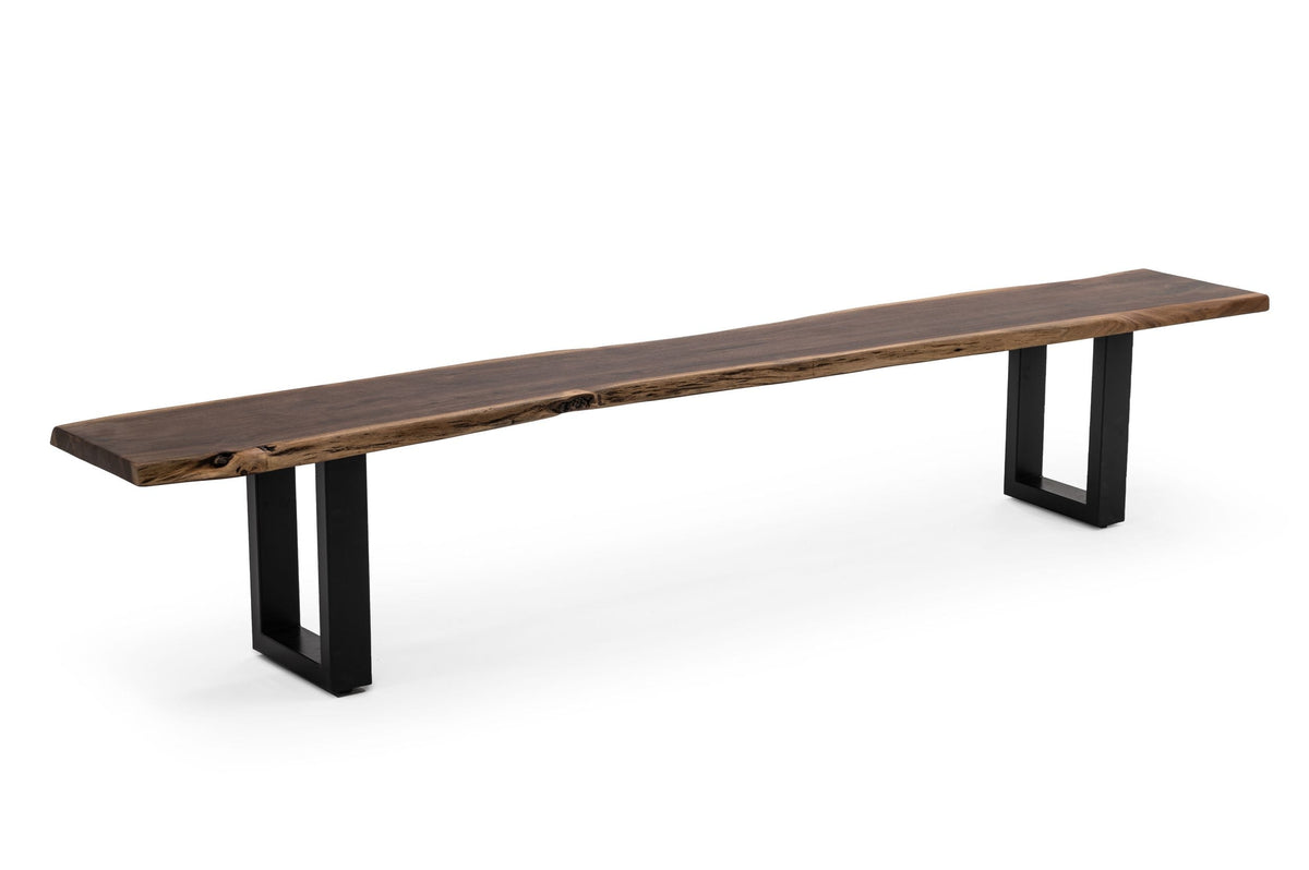 Taylor X-Large 102" Modern Live Edge Dining Bench