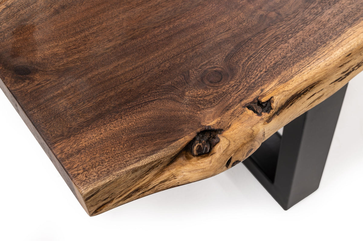 Taylor X-Large 102" Modern Live Edge Dining Bench