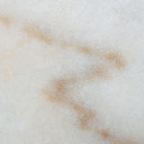 Rocky Glam White Marble & Brush Gold Dining Table