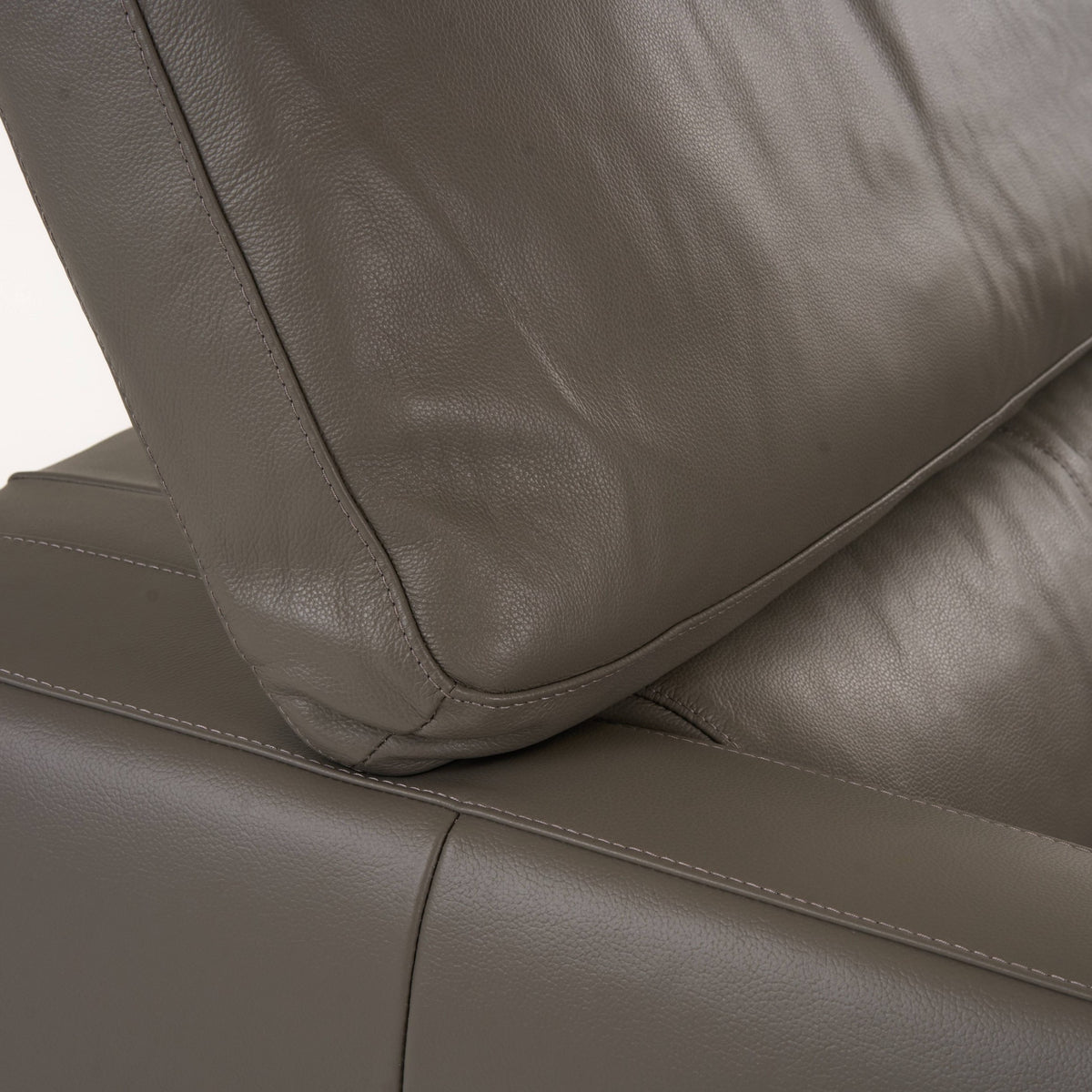 Natalia Modern Dark Grey Leather Chair