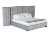 Buckley Grey & Black Stainless Steel Bedroom Set