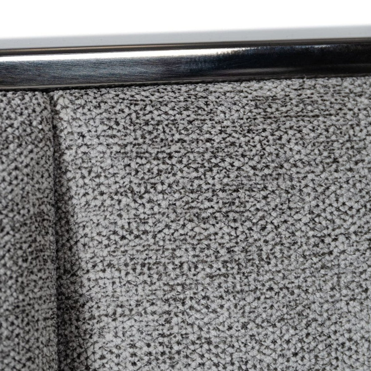 Buckley Grey & Black Stainless Steel Bedroom Set