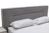 Juliana Italian Modern Grey Upholstered Bed