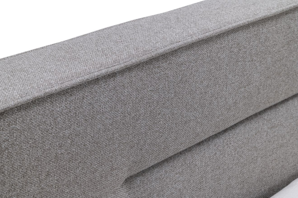 Juliana Italian Modern Grey Upholstered Bed