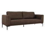 Jada Modern Brown Fabric Loveseat