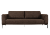 Jada Modern Brown Fabric Loveseat