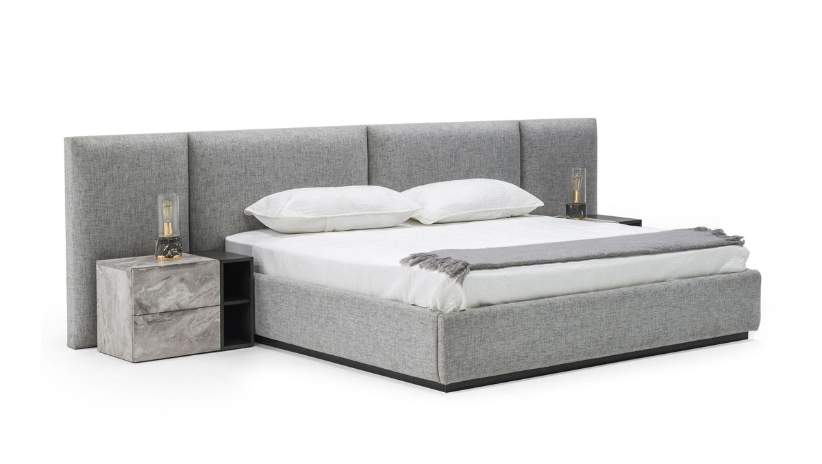 Maranello Modern Grey Bed