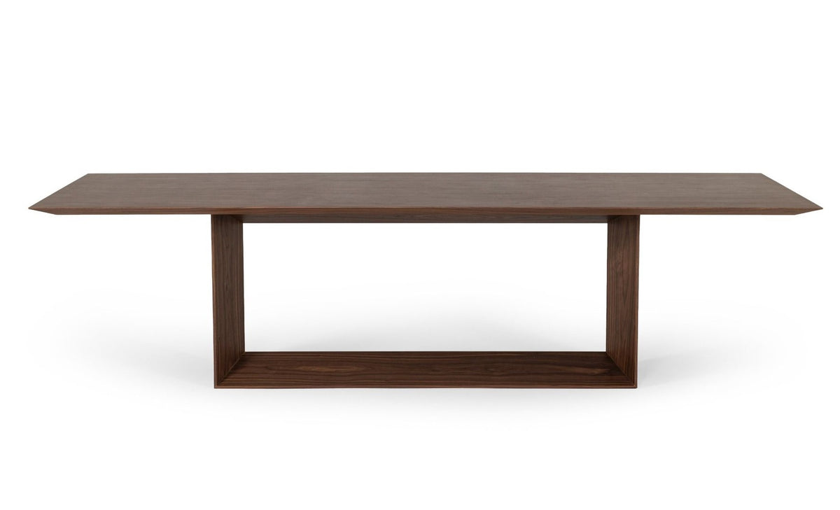 Channa Modern Walnut Dining Table