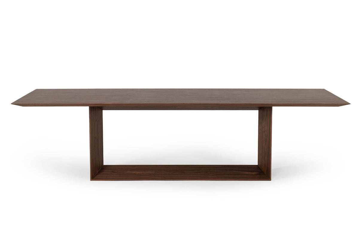 Channa Modern Walnut Dining Table