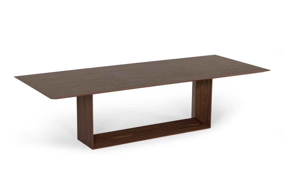 Channa Modern Walnut Dining Table