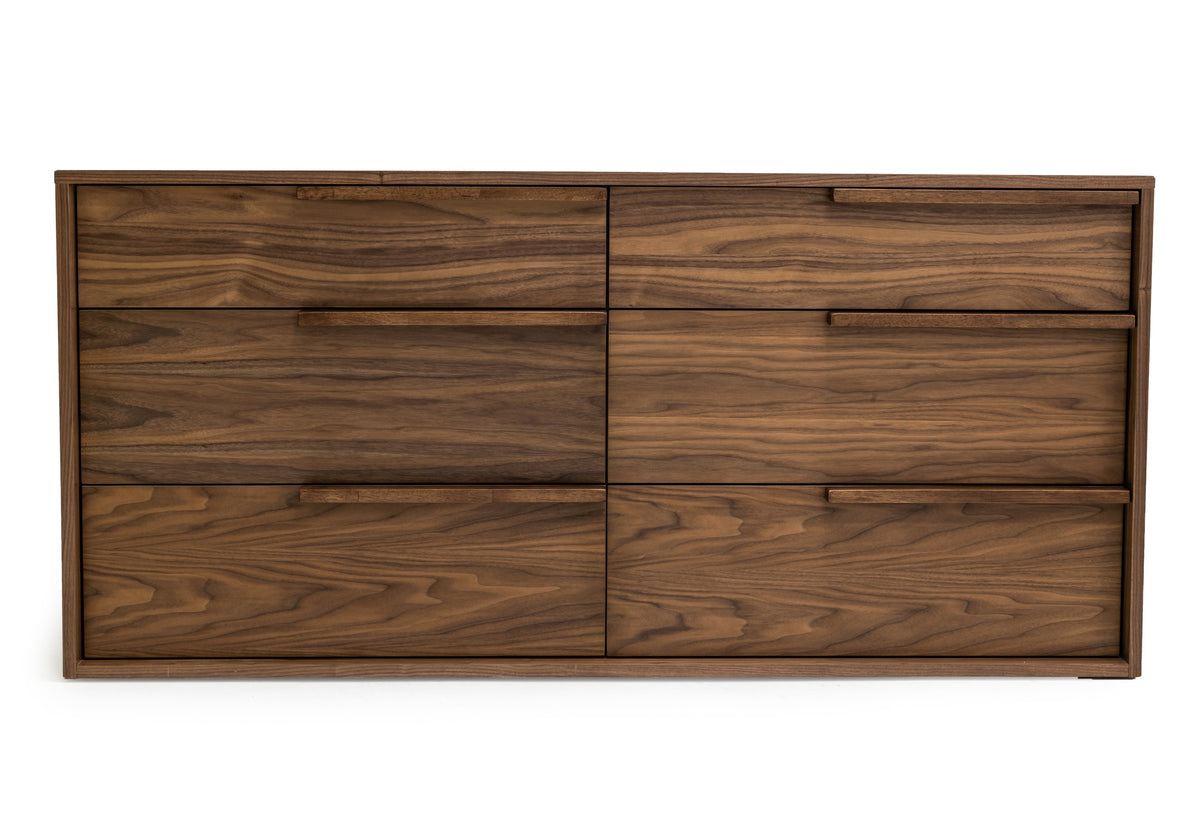 Amberlie Modern Walnut Dresser