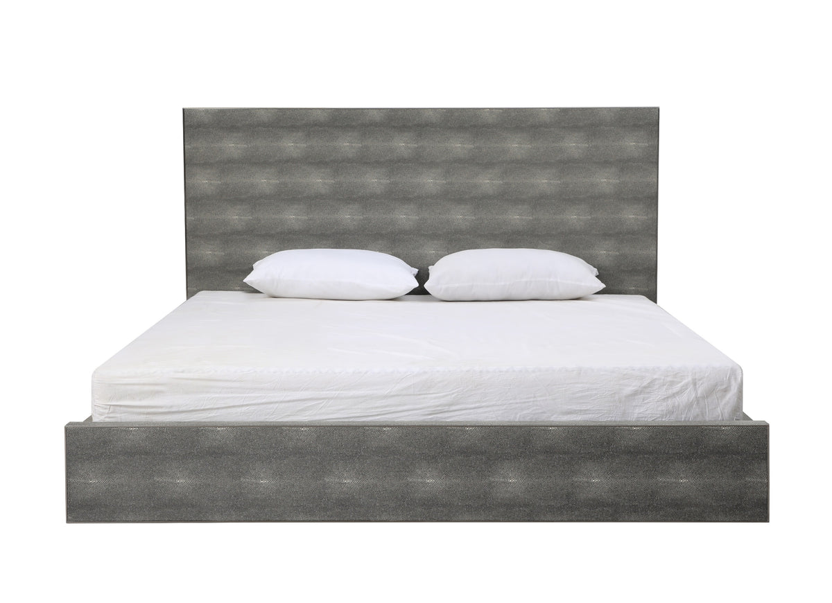 Dynasty Modern Shagreen Bed