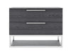 Heloise Contemporary Grey Elm Nightstand
