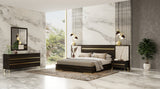 Velondra Modern Eucalypto + Marble Bedroom Set