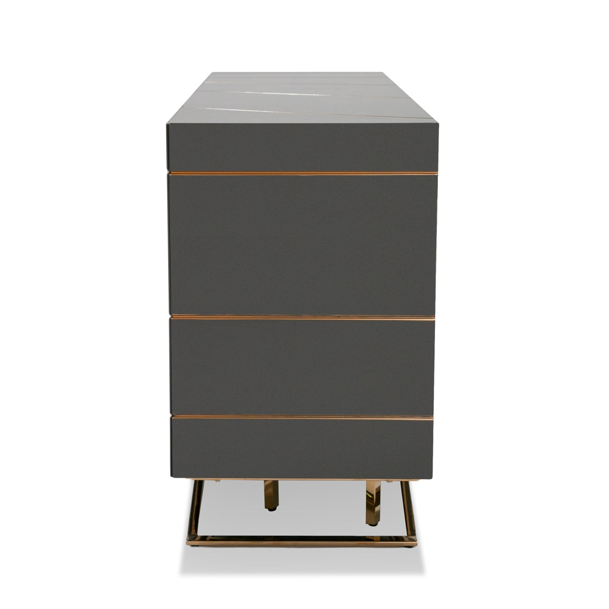 Katzu- Modern Grey and Rose Gold Buffet