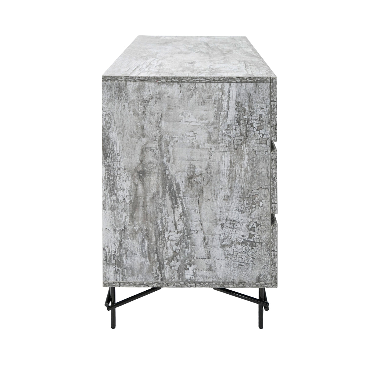 Aria Italian Modern Multi Grey with texture Dresser