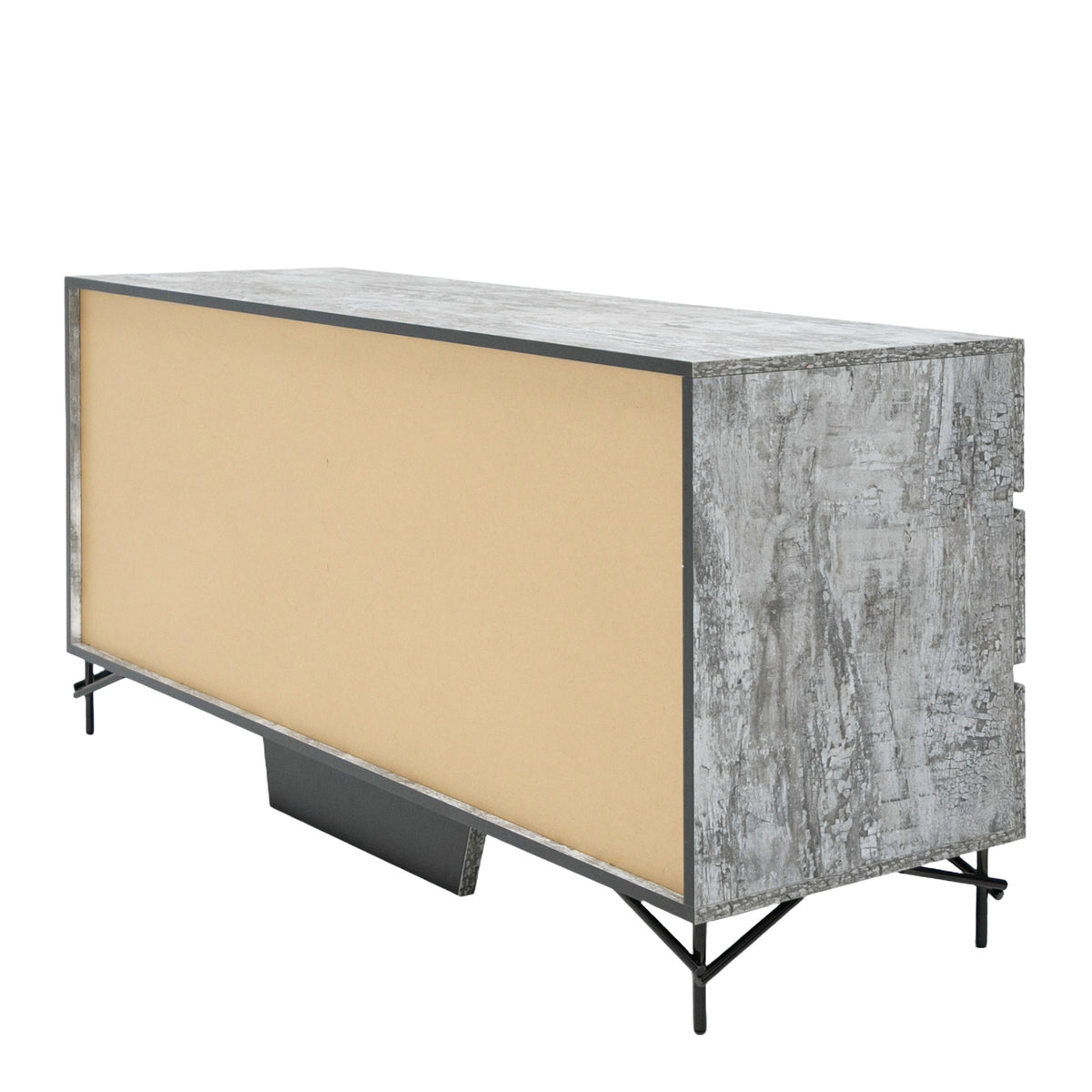 Aria Italian Modern Multi Grey with texture Dresser