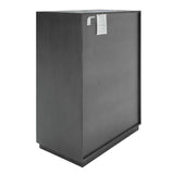 Manhattan- Contemporary Grey and Gold Chest