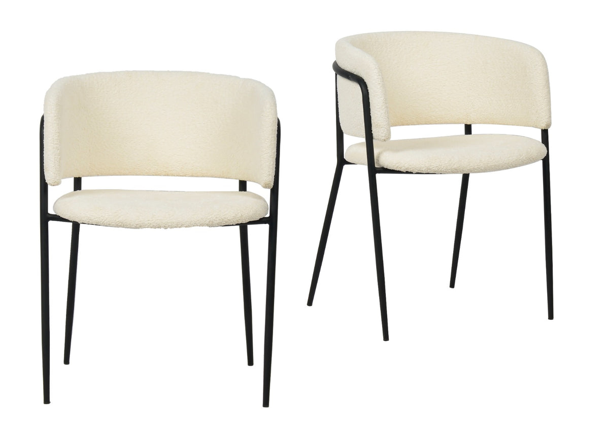 Chilton Modern Off White Dining Chair (Set of 2)
