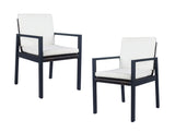 Cuba Modern Outdoor Dining Chair Set of 2
