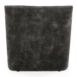 Modern Jarvis Accent Dark Grey Fabric Chair