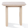 Osaka Modern Faux Marble + Natural Ash End Table