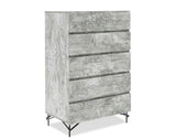 Aria Italian Modern Multi Grey with texture Chest