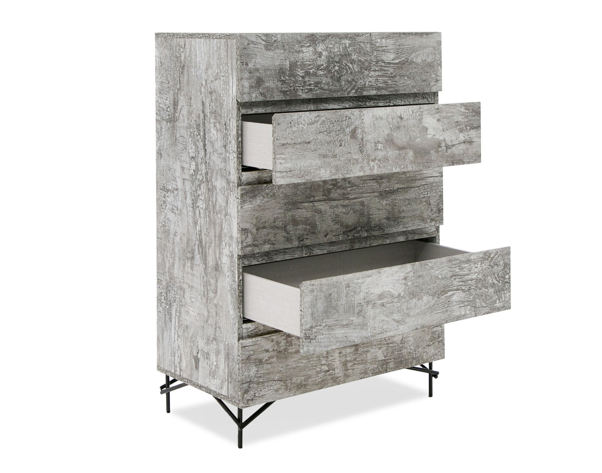 Aria Italian Modern Multi Grey with texture Chest