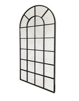 Grady Industrial Antique Black Floor Mirror