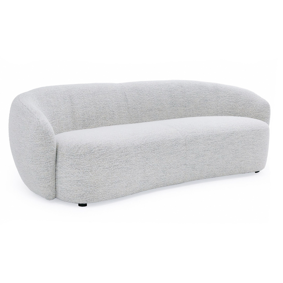 Omaha Modern Off White Fabric Sofa