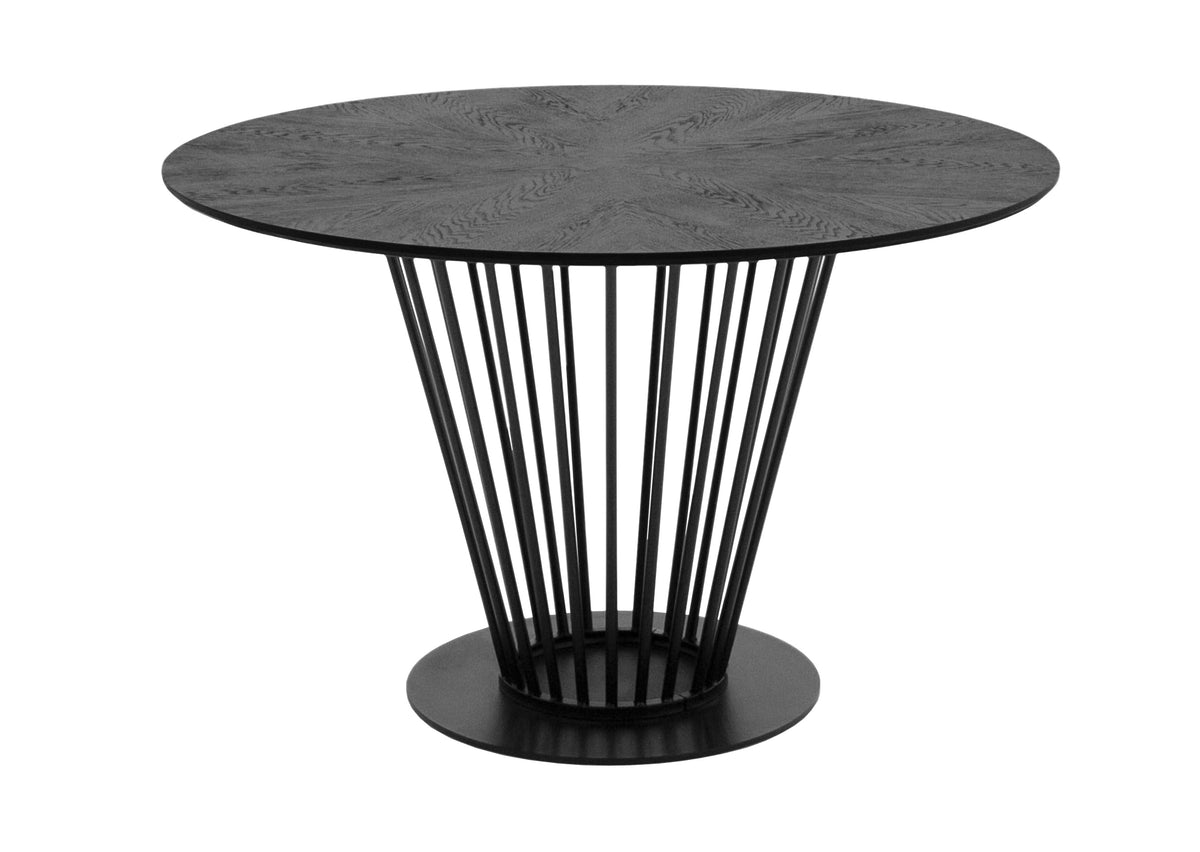 Conroy + Luzerne Modern Black + Pink Dining Table Set
