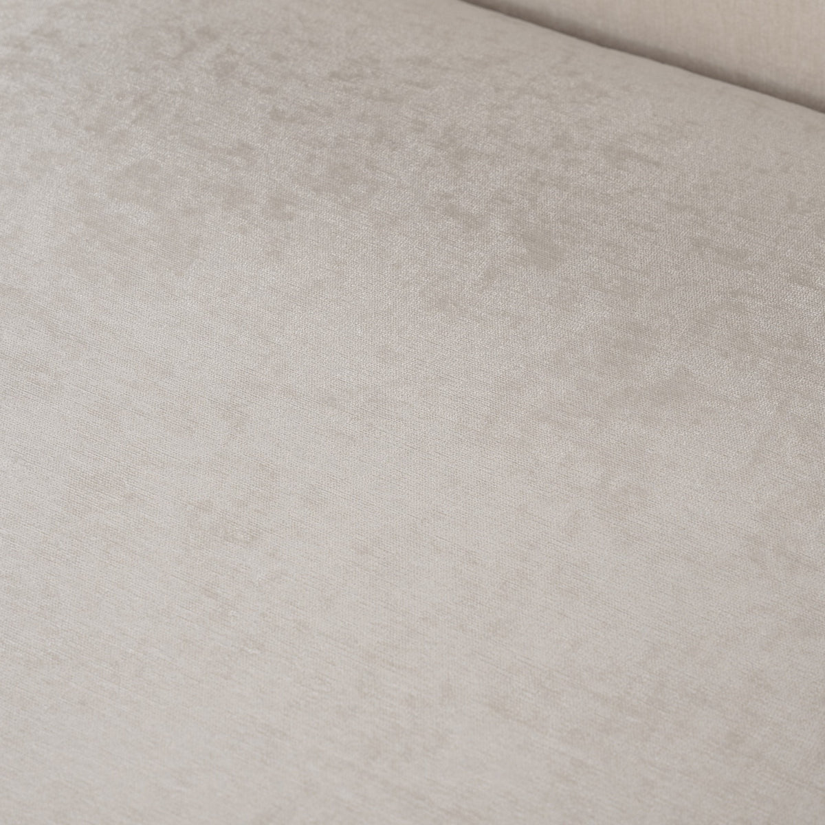 Prince Contemporary Off White Fabric + Silver Accent Chair