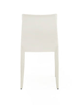 Halo Modern Ivory Saddle Leather Dining Chair (Set of 2)
