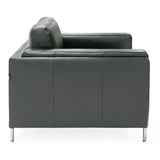 Schmidt Modern Black Leather Chair