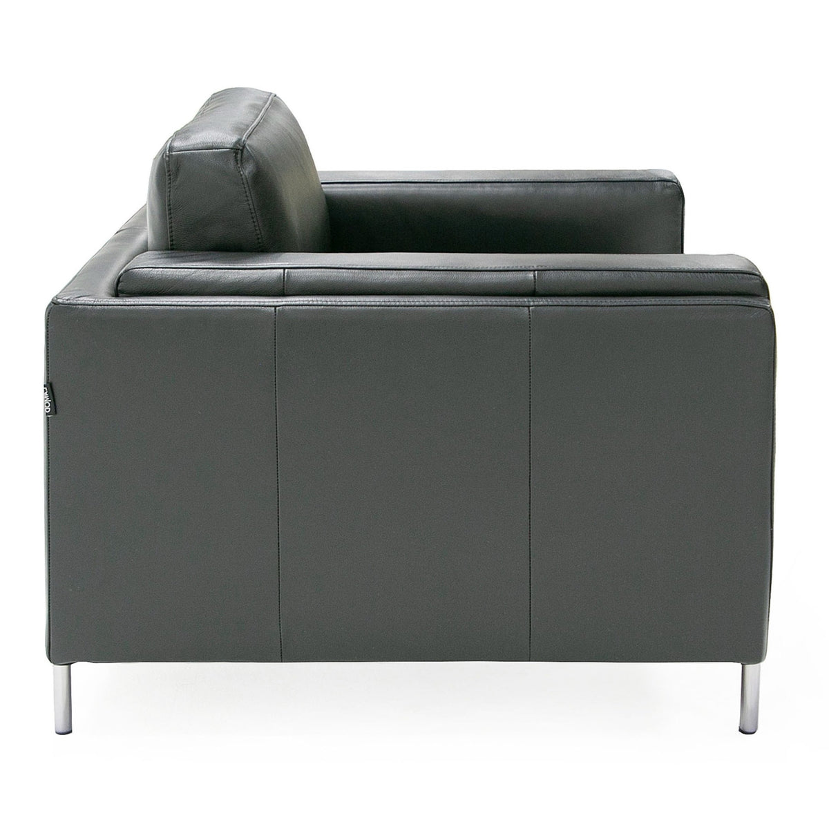 Schmidt Modern Black Leather Chair