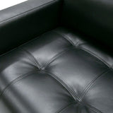 Schmidt Modern Black Leather Chair