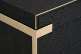 Rothsay Modern Wenge + Gold Dresser
