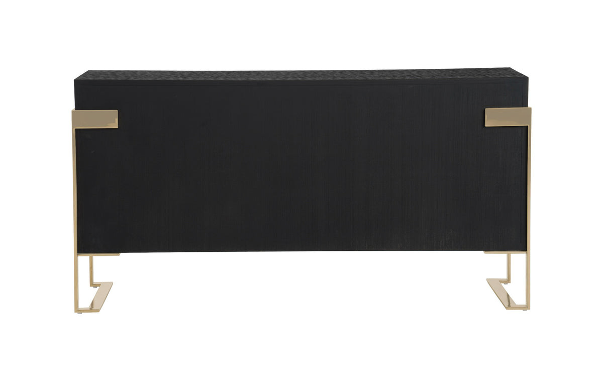 Rothsay Modern Wenge + Gold Dresser
