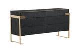 Rothsay Modern Wenge + Gold Dresser