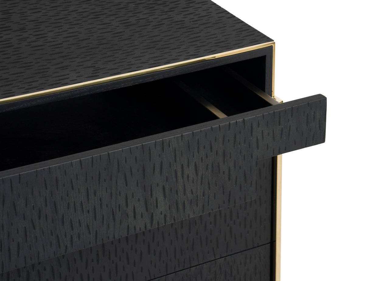 Rothsay Modern Wenge + Gold Dresser
