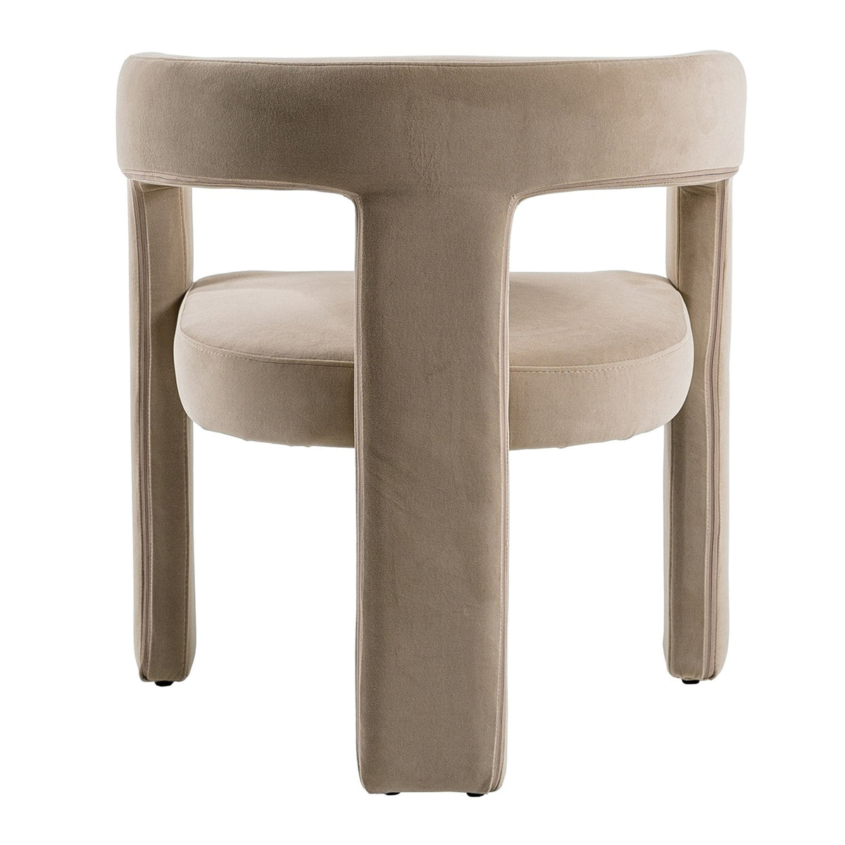 Cherish Modern Beige Fabric Dining Chair