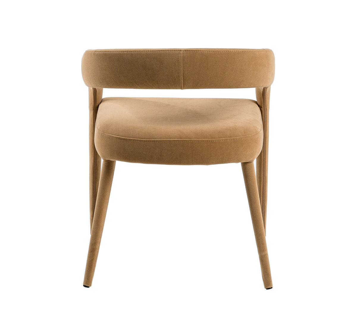 Mundra Modern Tan Fabric Dining Chair