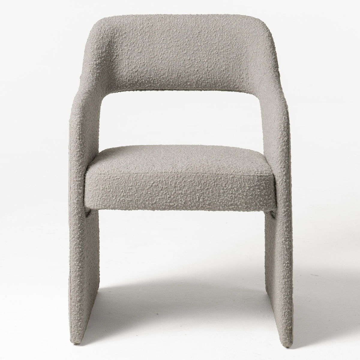 Bishop Modern Grey Fabric Dining Chair