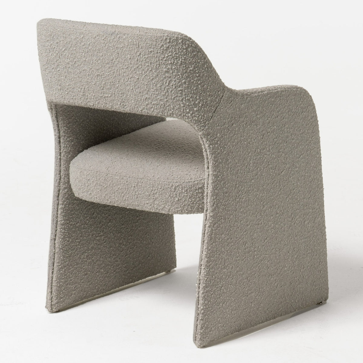 Bishop Modern Grey Fabric Dining Chair