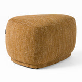 Kinsey Modern Mustard Small River Rock Ottoman