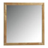 Santa Barbara Modern Natural Rectangular Mirror