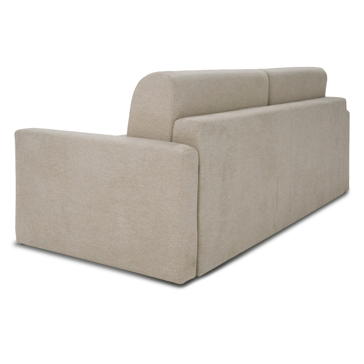 Revers Italian Modern Sand Fabric 63" Sofa Bed